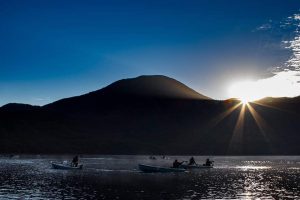 赤城山 大沼ワカサギボート釣り