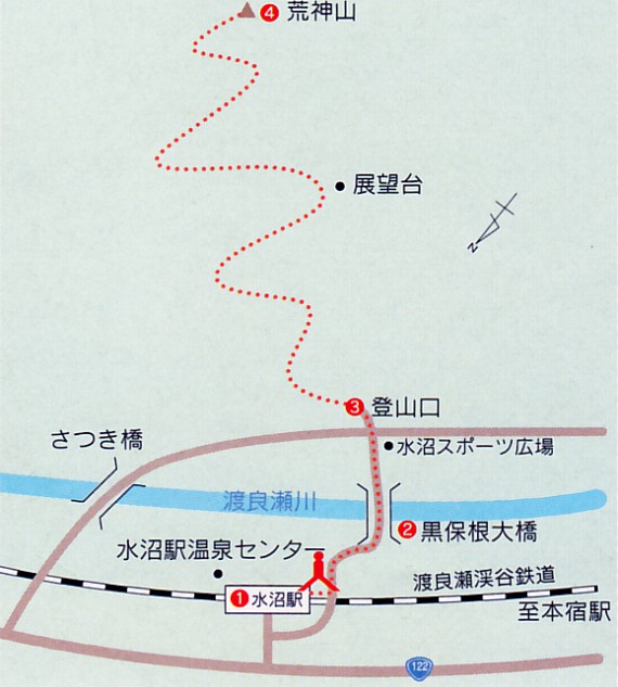 荒神山登山ルート