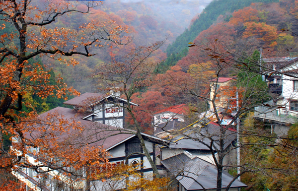 赤城温泉の秋